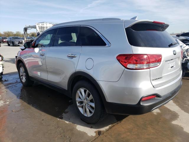 5XYPG4A36GG049346 - 2016 KIA SORENTO LX SILVER photo 2