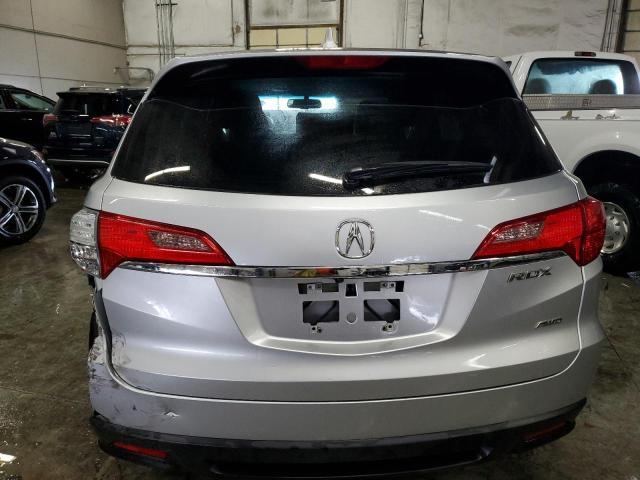 5J8TB4H32FL014987 - 2015 ACURA RDX SILVER photo 6