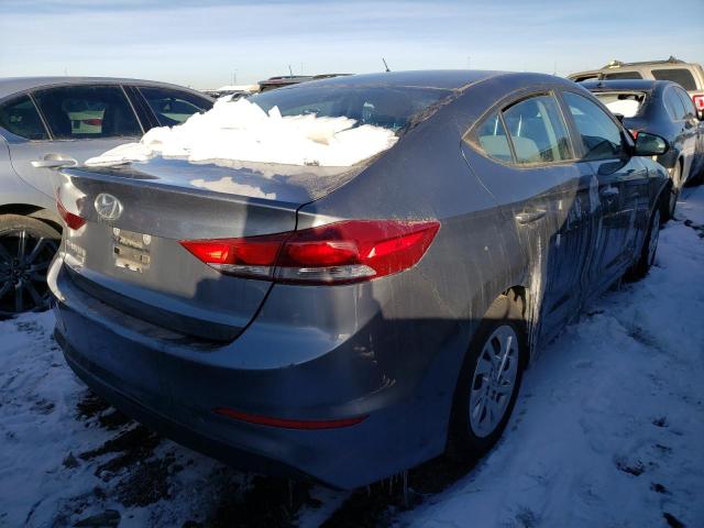 KMHD74LFXJU632045 - 2018 HYUNDAI ELANTRA SE GRAY photo 3