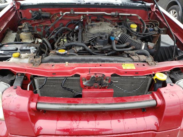 1N6ED26Y52C388747 - 2002 NISSAN FRONTIER KING CAB XE RED photo 11