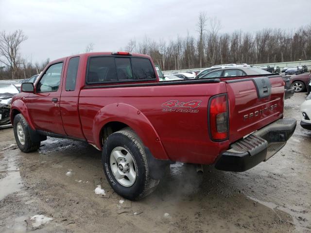 1N6ED26Y52C388747 - 2002 NISSAN FRONTIER KING CAB XE RED photo 2