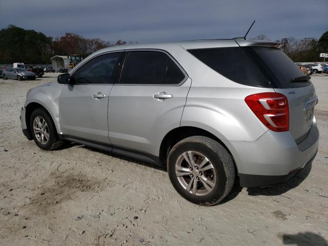 2GNALBEK8H1525722 - 2017 CHEVROLET EQUINOX LS SILVER photo 2