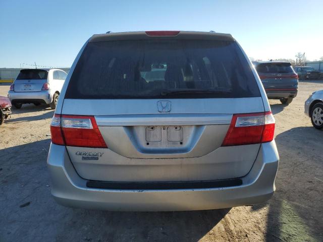 5FNRL38486B090726 - 2006 HONDA ODYSSEY EX SILVER photo 6