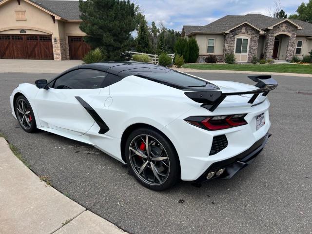 1G1Y62D48L5105136 - 2020 CHEVROLET CORVETTE STINGRAY 1LT WHITE photo 3