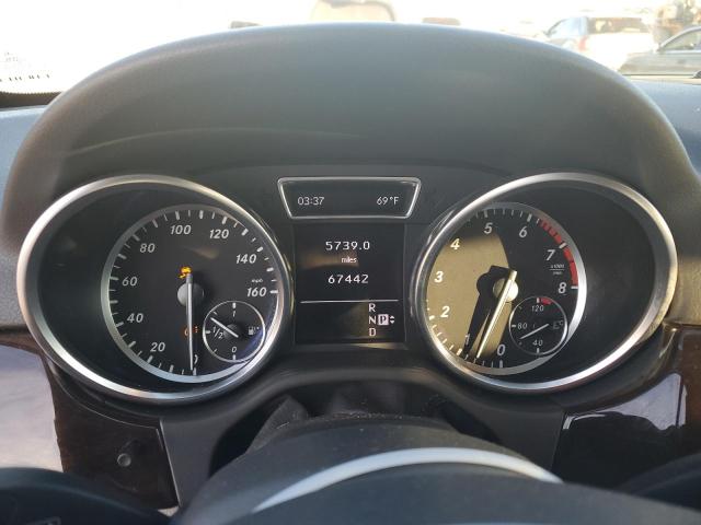 4JGDA5HB8CA079848 - 2012 MERCEDES-BENZ ML 350 4MATIC GRAY photo 9