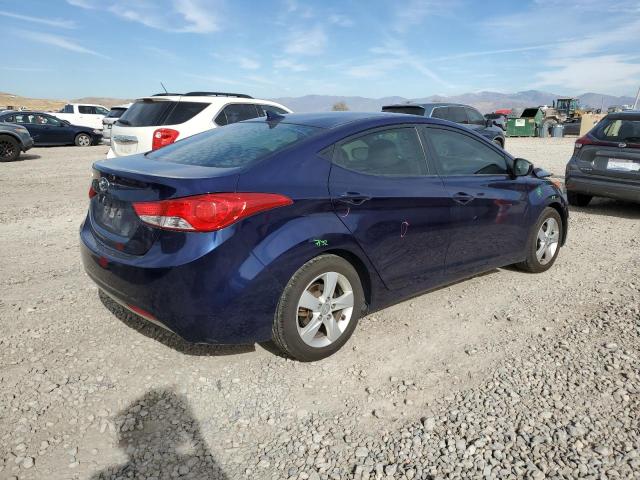 5NPDH4AE7DH444190 - 2013 HYUNDAI ELANTRA GLS BLUE photo 3