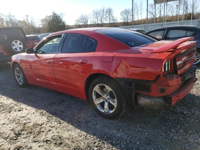 2C3CDXBG2EH322151 - 2014 DODGE CHARGER SE RED photo 2