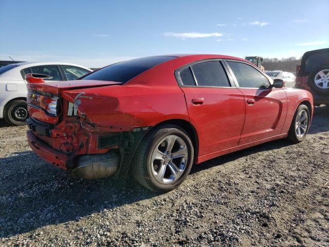 2C3CDXBG2EH322151 - 2014 DODGE CHARGER SE RED photo 3