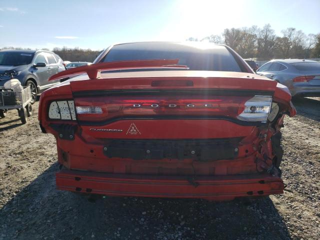 2C3CDXBG2EH322151 - 2014 DODGE CHARGER SE RED photo 6