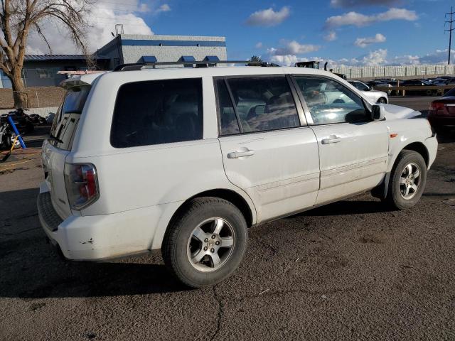 5FNYF18756B007934 - 2006 HONDA PILOT EX WHITE photo 3