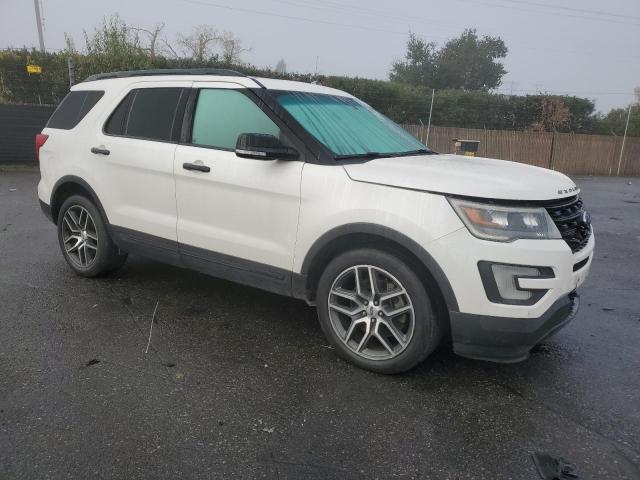 1FM5K8GT4GGD03701 - 2016 FORD EXPLORER SPORT WHITE photo 4