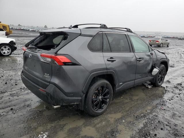 4T3B6RFV4MU016671 - 2021 TOYOTA RAV4 XLE PREMIUM GRAY photo 3