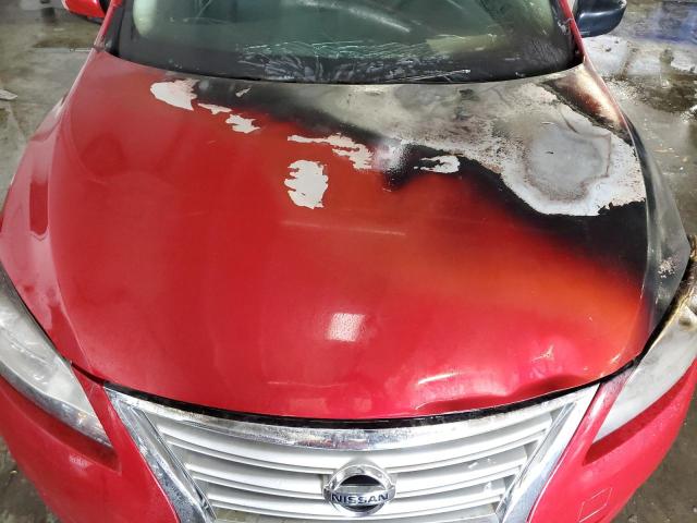 3N1AB7AP7EY248216 - 2014 NISSAN SENTRA S RED photo 11