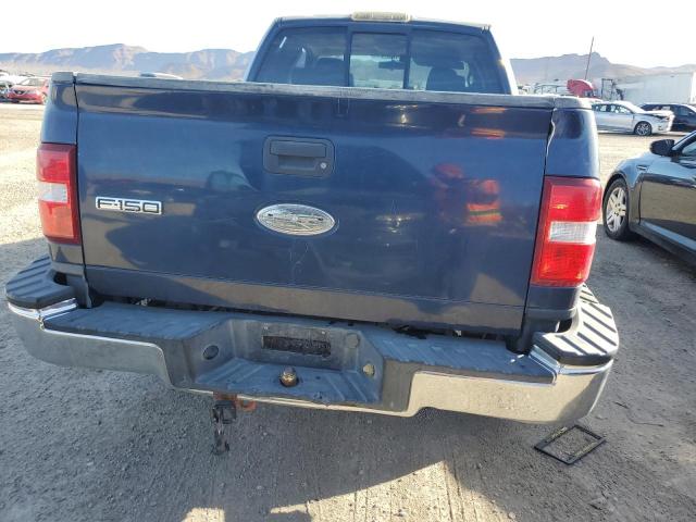 1FTPX02575KB89051 - 2005 FORD F150 BLUE photo 6