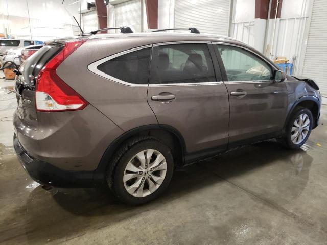 2HKRM4H78EH683452 - 2014 HONDA CR-V EXL BROWN photo 3