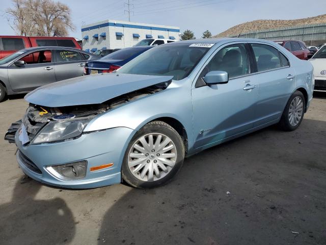 3FADP0L30AR367006 - 2010 FORD FUSION HYBRID BLUE photo 1