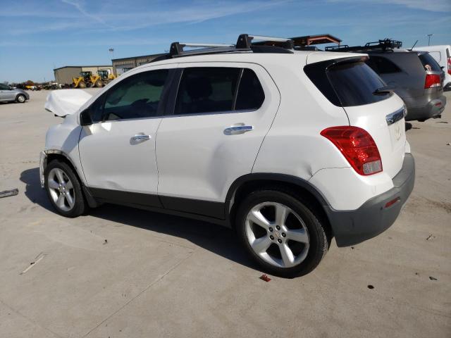 KL7CJNSB2FB130796 - 2015 CHEVROLET TRAX LTZ WHITE photo 2