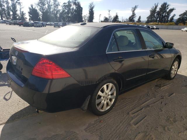 1HGCM66547A030843 - 2007 HONDA ACCORD EX BLACK photo 3