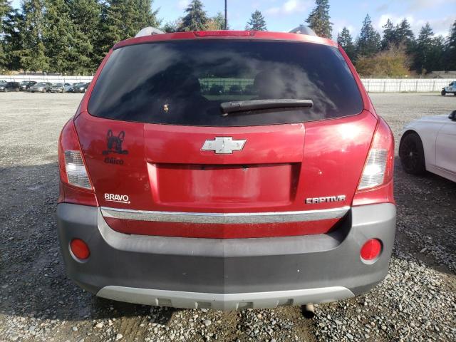 3GNAL2EK3DS636905 - 2013 CHEVROLET CAPTIVA LS RED photo 6
