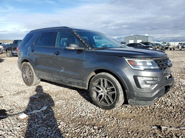 1FM5K8GT2HGA16603 - 2017 FORD EXPLORER SPORT GRAY photo 4