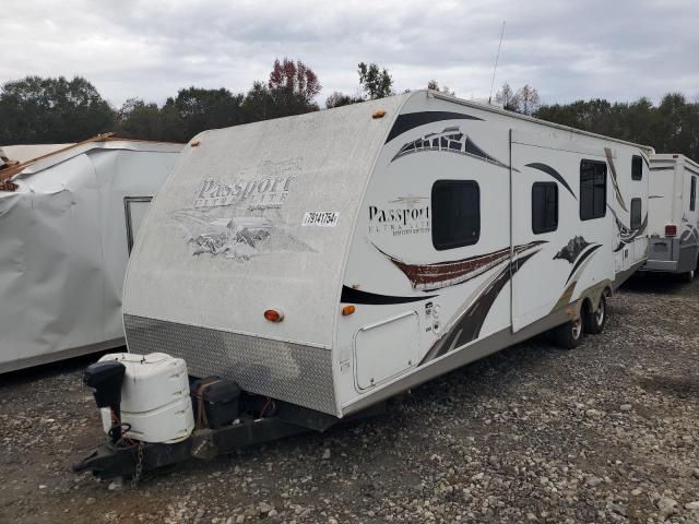 4YDT29126BT414393 - 2011 KEYSTONE PASSPORT WHITE photo 2