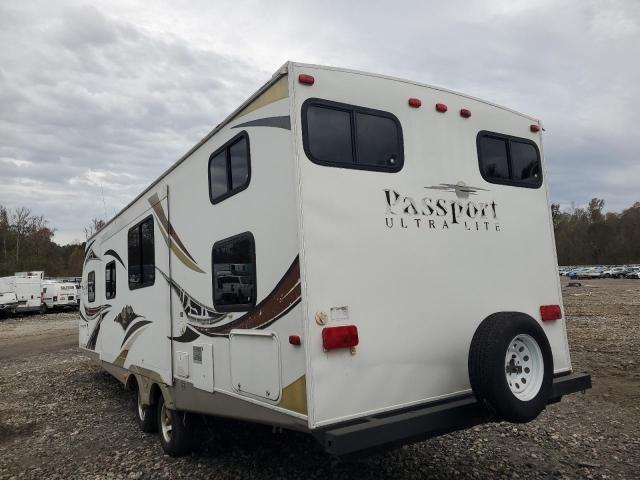 4YDT29126BT414393 - 2011 KEYSTONE PASSPORT WHITE photo 3