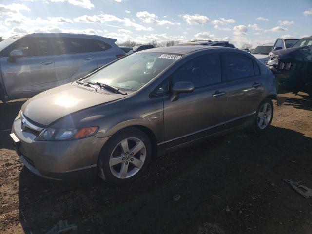 1HGFA16847L059296 - 2007 HONDA CIVIC EX GRAY photo 1