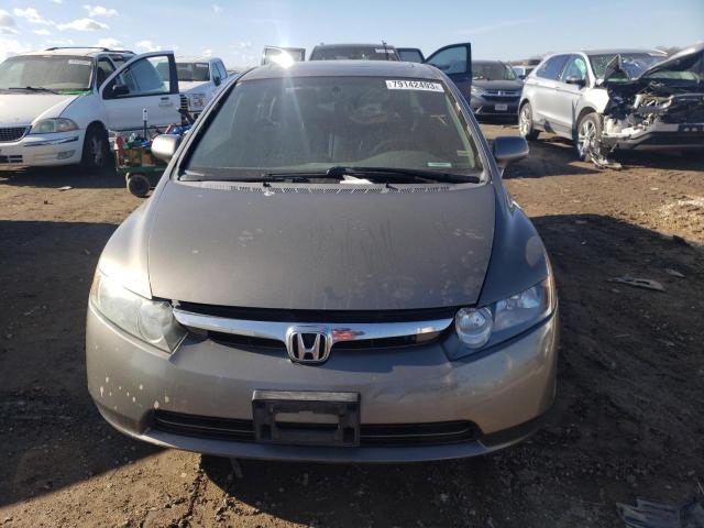 1HGFA16847L059296 - 2007 HONDA CIVIC EX GRAY photo 5