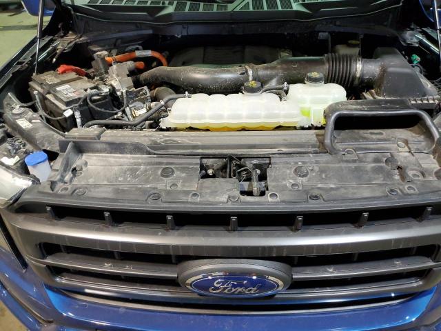 1FTFW1ED8NFB71416 - 2022 FORD F150 SUPERCREW BLUE photo 11