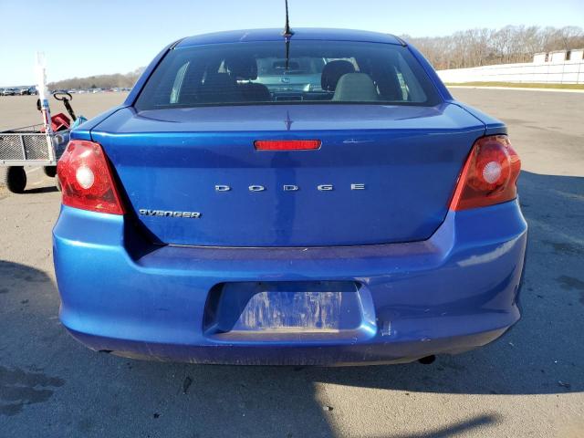 1C3CDZAB1DN534899 - 2013 DODGE AVENGER SE BLUE photo 6