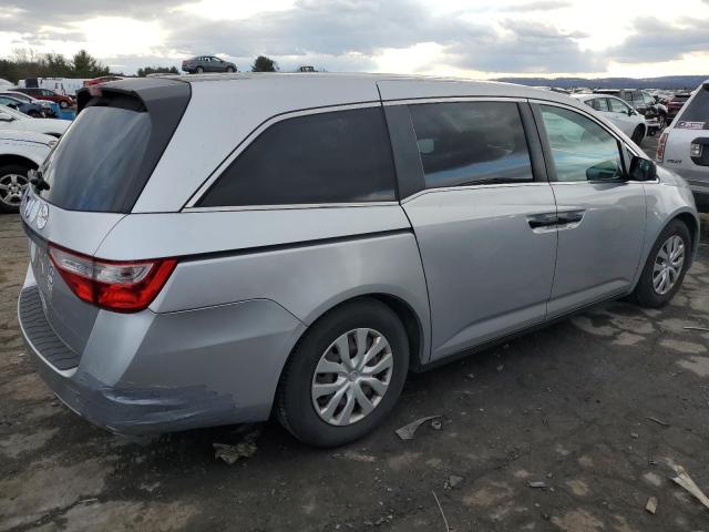 5FNRL5H26CB144935 - 2012 HONDA ODYSSEY LX SILVER photo 3