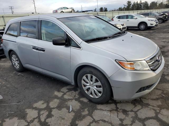 5FNRL5H26CB144935 - 2012 HONDA ODYSSEY LX SILVER photo 4