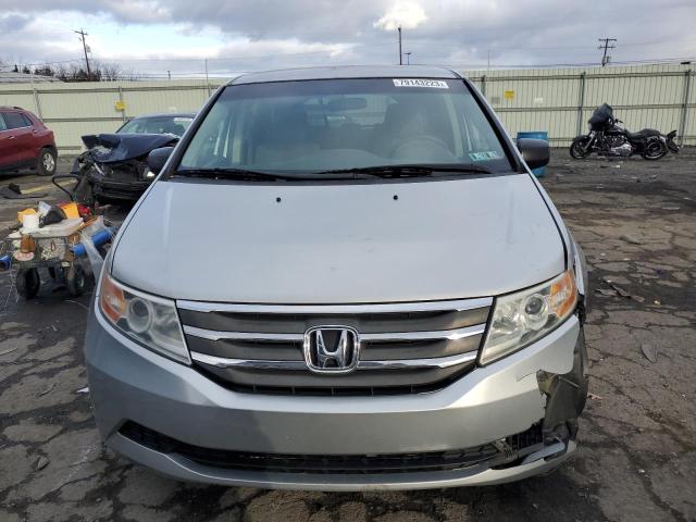 5FNRL5H26CB144935 - 2012 HONDA ODYSSEY LX SILVER photo 5