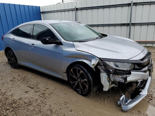 2HGFC2F86LH580219 - 2020 HONDA CIVIC SPORT 银色 照片 4