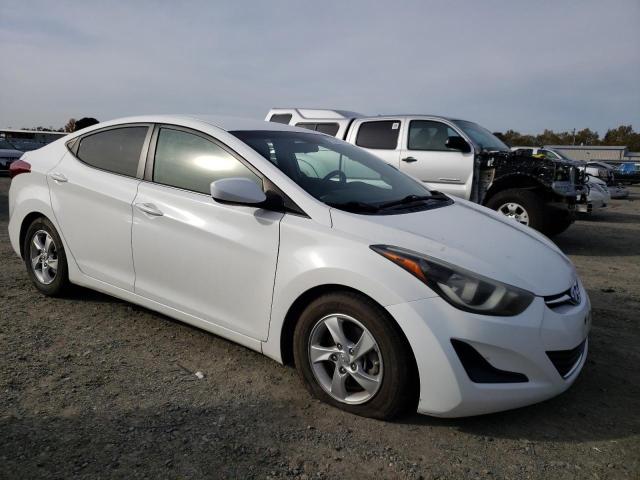 5NPDH4AE7EH521707 - 2014 HYUNDAI ELANTRA SE WHITE photo 4