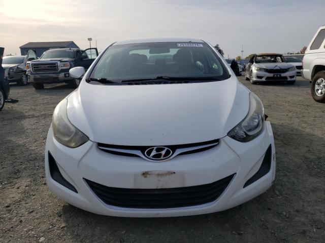 5NPDH4AE7EH521707 - 2014 HYUNDAI ELANTRA SE WHITE photo 5