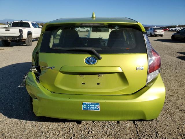 JTDKDTB32F1090065 - 2015 TOYOTA PRIUS C GREEN photo 6