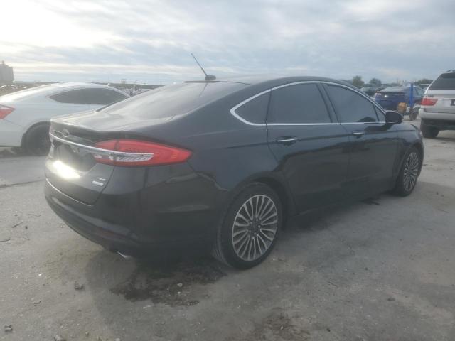 3FA6P0HD5HR154380 - 2017 FORD FUSION SE BLACK photo 3