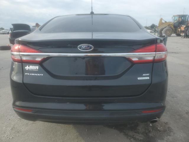 3FA6P0HD5HR154380 - 2017 FORD FUSION SE BLACK photo 6