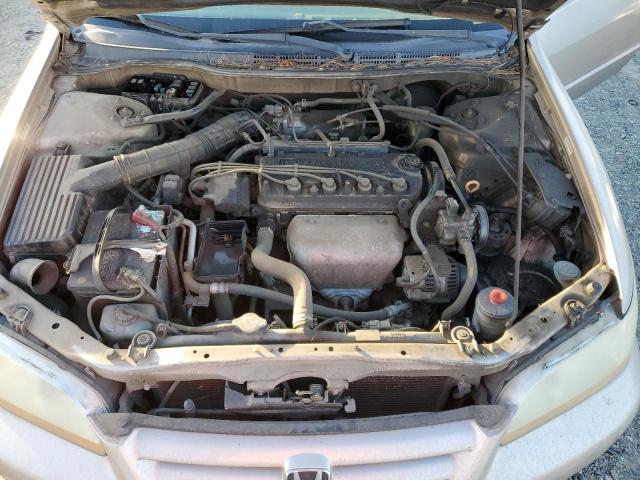 3HGCG66581G710065 - 2001 HONDA ACCORD LX GOLD photo 11