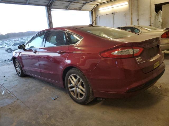 1FA6P0HD9F5102881 - 2015 FORD FUSION SE BURGUNDY photo 2