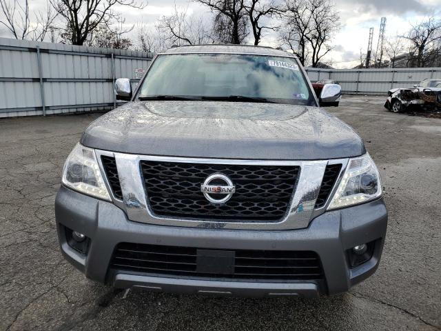 JN8AY2NEXK9757388 - 2019 NISSAN ARMADA PLATINUM GRAY photo 5