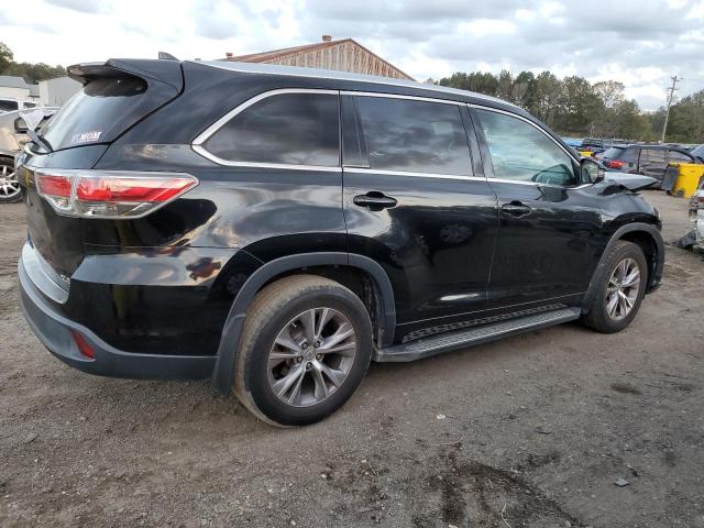 5TDKKRFH0ES018863 - 2014 TOYOTA HIGHLANDER XLE BLACK photo 3