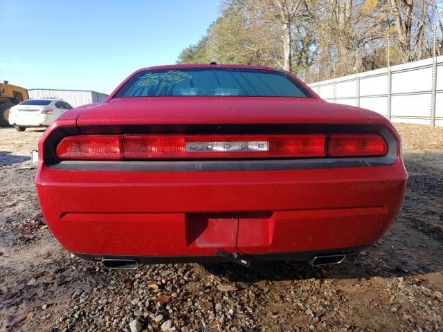 2C3CDYAG7DH569574 - 2013 DODGE CHALLENGER SXT RED photo 6