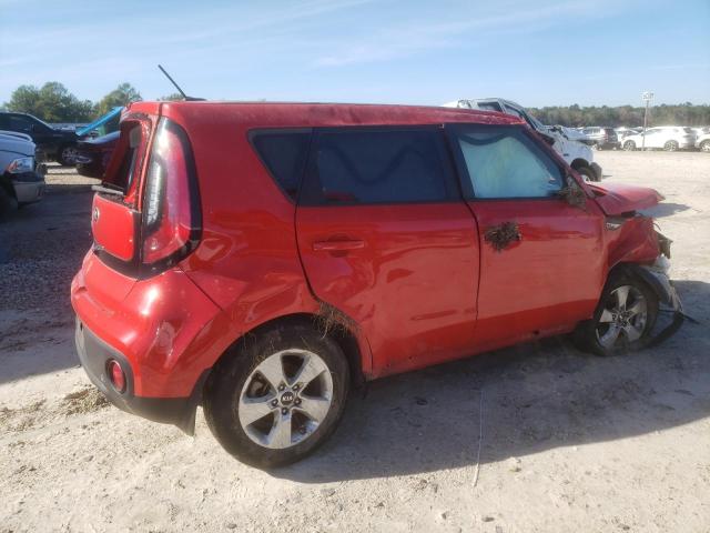 KNDJN2A29K7677401 - 2019 KIA SOUL RED photo 3