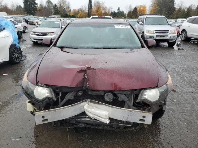 JH4CU2F68AC018639 - 2010 ACURA TSX MAROON photo 5