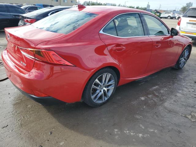 JTHAA1D29L5104351 - 2020 LEXUS IS 300 RED photo 3