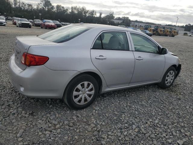 1NXBU40E99Z157219 - 2009 TOYOTA COROLLA BASE SILVER photo 3