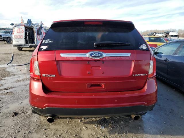 2FMDK3KC6DBA31046 - 2013 FORD EDGE LIMITED RED photo 6