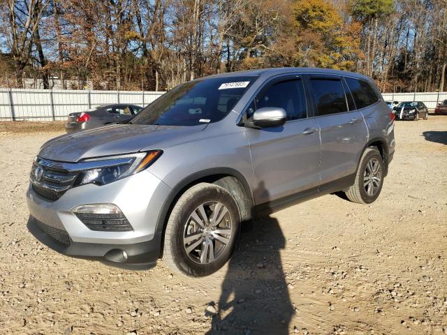 5FNYF6H51HB087179 - 2017 HONDA PILOT EXL SILVER photo 1